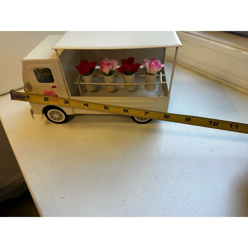 Cupids Delivery Co Metal Flower Truck Valentines Day Decor Target 8 Inch